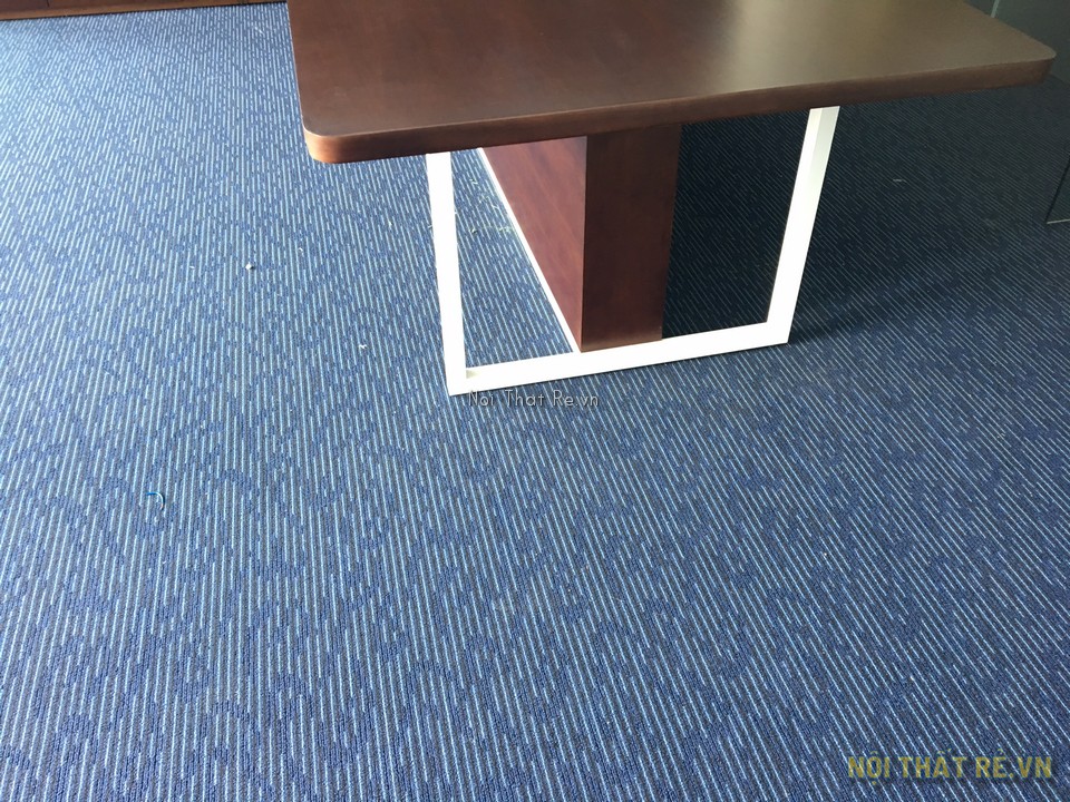 văn phòng sử dụng thảm dubai màu xanh dương